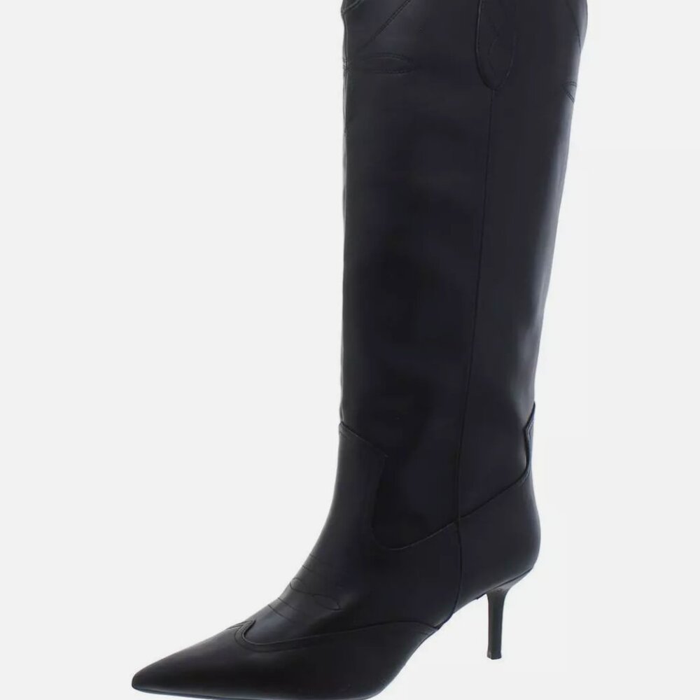 I.N.C. International Concepts Women Black Faux Leather Hayleigh BootNEW WITH BOX